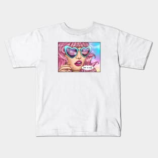 This is Fine - Beach Kids T-Shirt